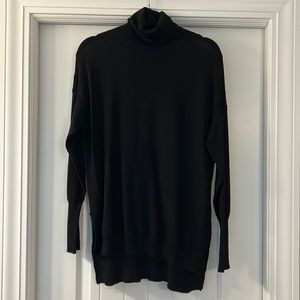 525 America merino wool high low sweater